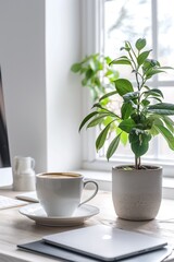 interior with computer