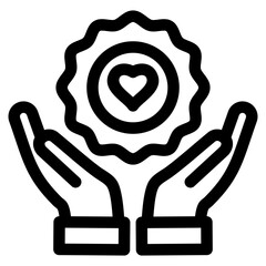 Brand Loyalty Icon For Design Element