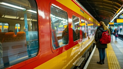 The hustle and bustle of activity at each train station as passengers embark and disembark on their crosscountry journey.