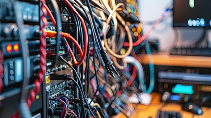 Cable Management: Use cable organizers to keep wires tidy.