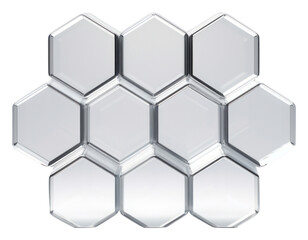 PNG 3d hexagon transparent glass style white background simplicity chandelier.