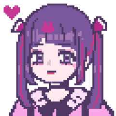 ドット絵, イラスト, 地雷系女子
