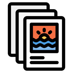 Flyer Icon For Design Element