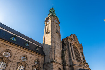 Luxembourg railway station, the main railway station serving Luxembourg City and operated by the...