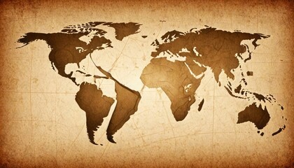 Abstract World Earth Map Globe Background.