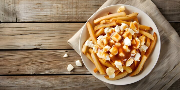 Authentic Canadian poutine made with fries, cheese curds, and savory gravy. Concept Canadian Cuisine, Poutine Recipe, Comfort Food, Savory Gravy, Cheese Curds