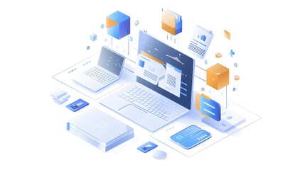 Streamlined Digital Workspace for Efficient Document Processing with Advanced Data Protection and Permissions