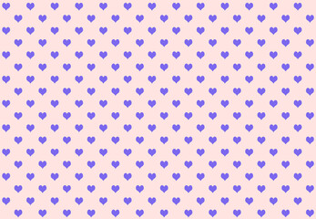 Heart MediumSlateBlue color on pink background. For Background.