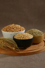 Indian Fresh Wheat With Brown Rice and Bajra