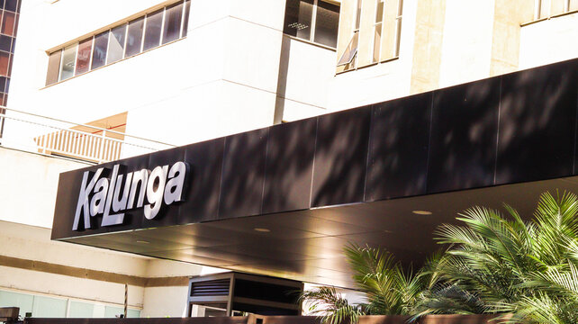 Fachada de uma loja da Kalunga. Foto feita na Avenida Paulista em S&atilde;o Paulo, Brasil em 14 Junho 2024
