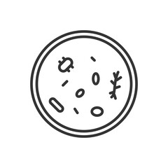 Biotechnology icon in outline style