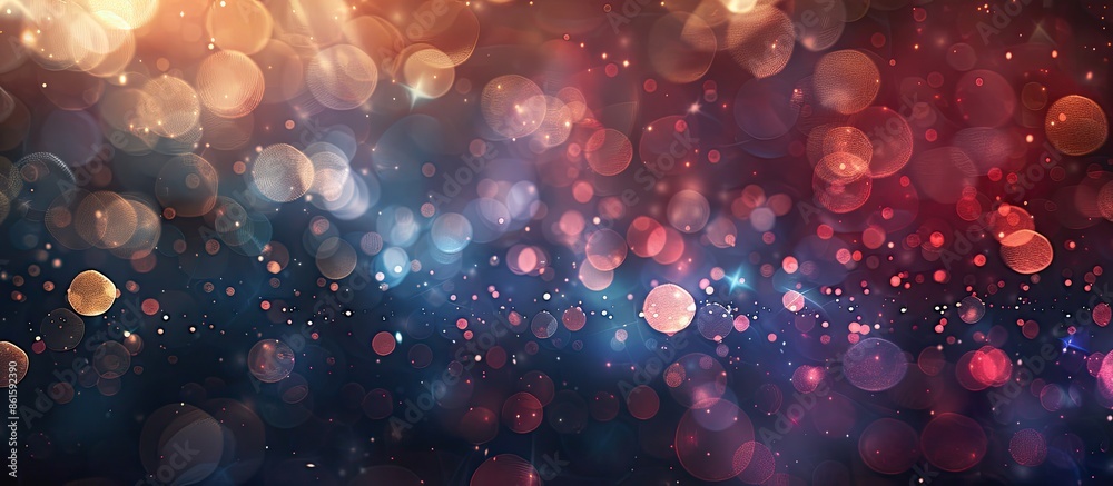 Fototapete Light bokeh background with abstract texture creating a captivating copy space image.
