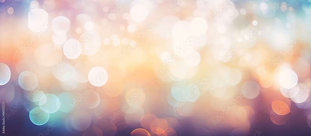 Aufkleber Background of soft blurred lights with abstract texture, suitable for copy space image.