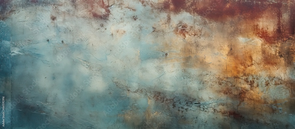 Poster metallic background with grunge and scratched colors, offering copy space image.