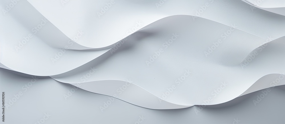 Aufkleber template wallpaper with white paper texture against a gray backdrop perfect for a copy space image.