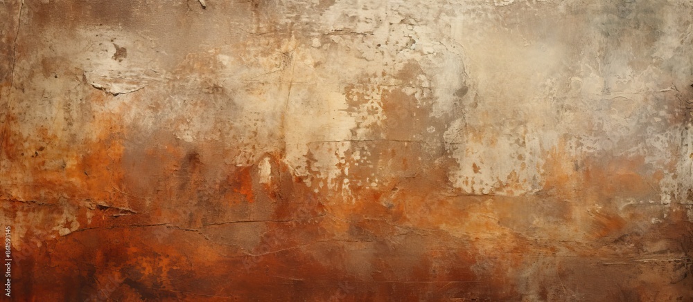 Poster Grungy background or texture in a rusty color with empty space for text or images. with copy space image. Place for adding text or design