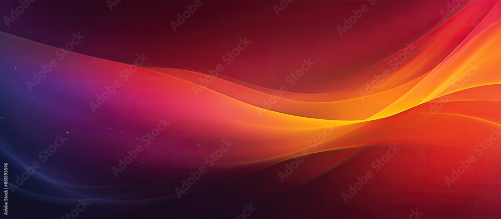 Poster abstract colorful gradient banner design with a dark, grainy texture, featuring glowing shades of pu