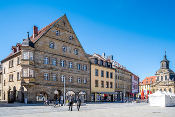 Obraz premium Altstadt von Bayreuth, Bayern, Deutschland 