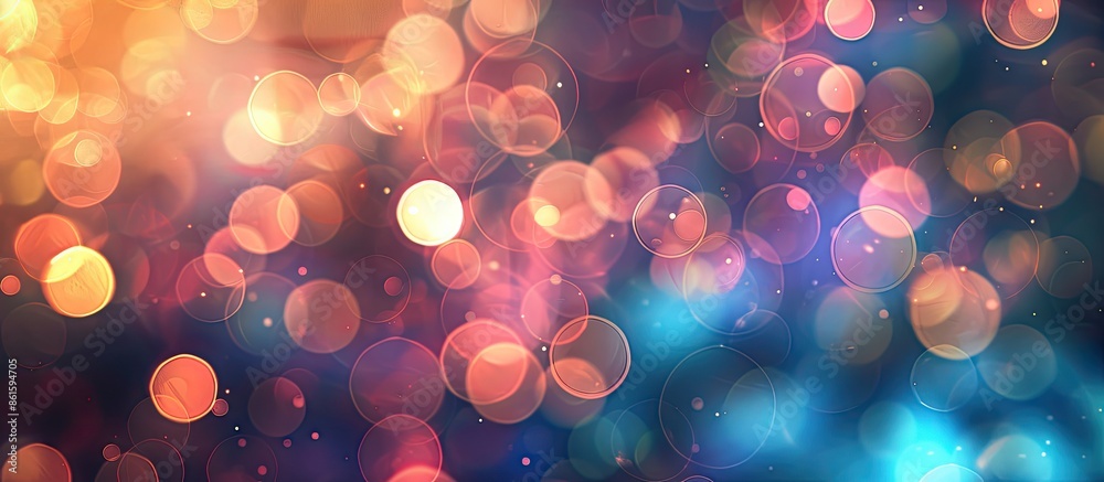Aufkleber Background with an abstract bokeh effect perfect for copy space image.