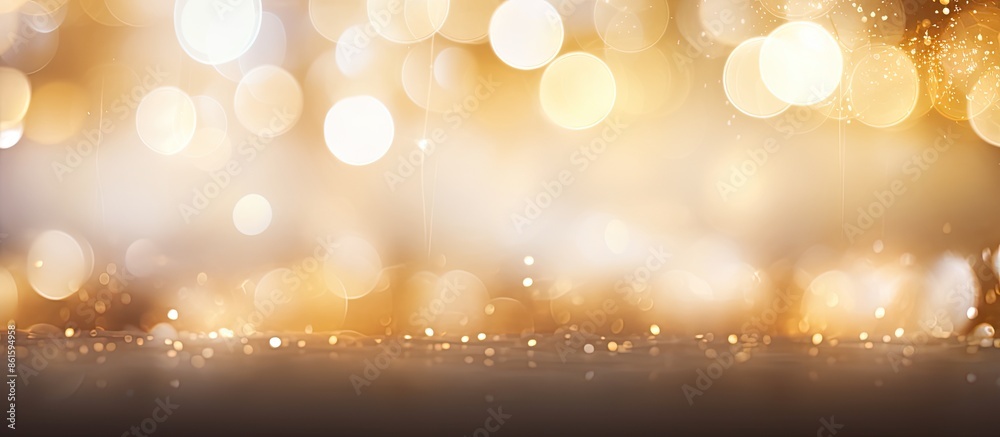 Poster bokeh background with copy space image ideal for wedding wallpaper and text.