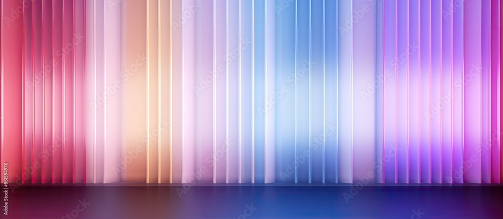 Aufkleber vivid abstract backdrop with diverse stripes and lighting, ideal for a copy space image.