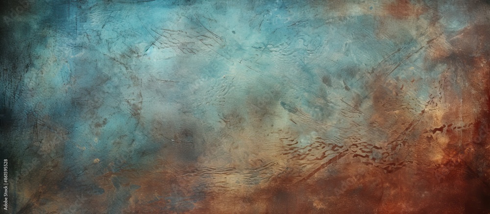 Poster metallic background with grunge and scratched colors, offering copy space image.