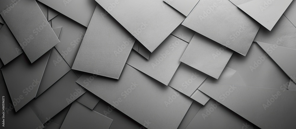 Aufkleber Background with a gray paper pattern texture and copy space image.