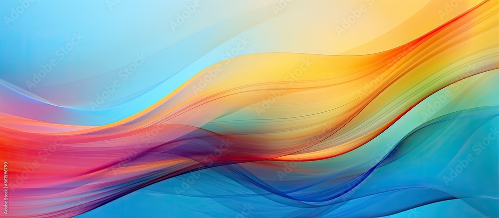 Aufkleber colorful abstract background with copy space image.
