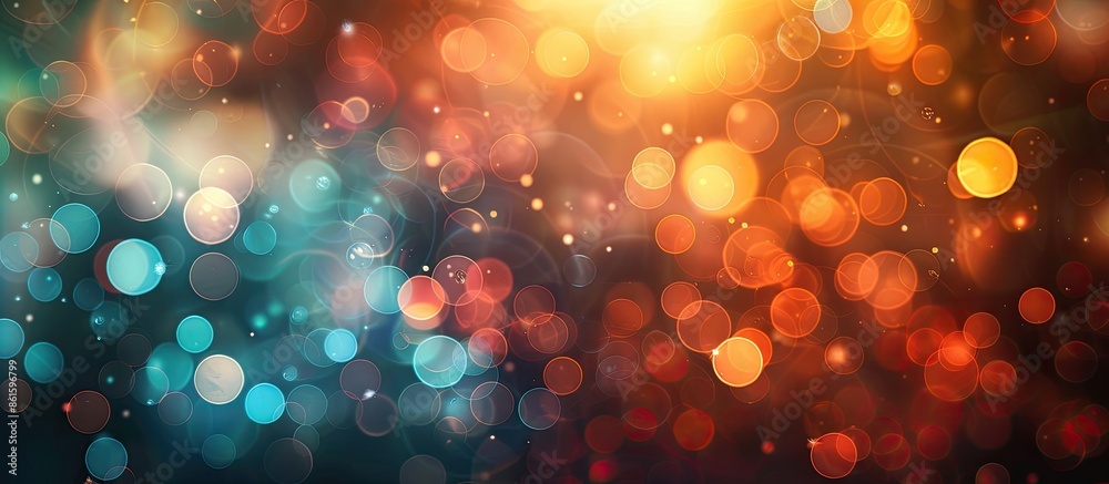 Aufkleber Background with an abstract bokeh effect perfect for copy space image.