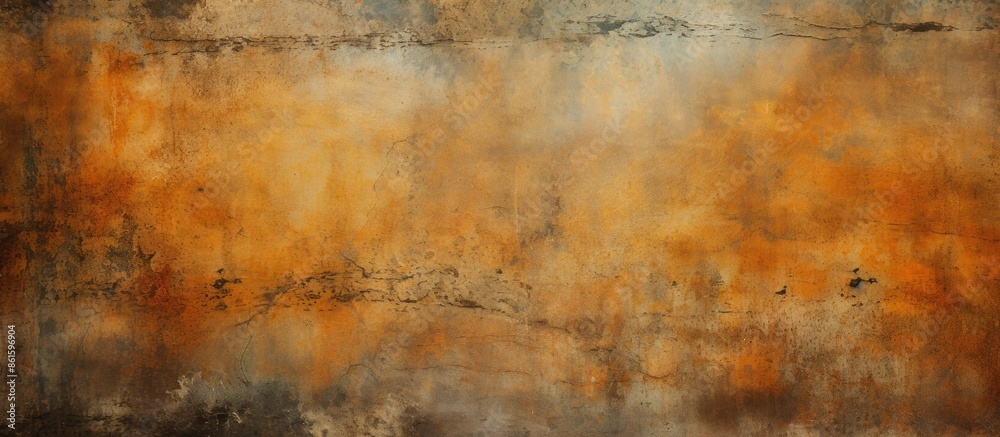 Poster Grungy background or texture in a rusty color with empty space for text or images. with copy space image. Place for adding text or design