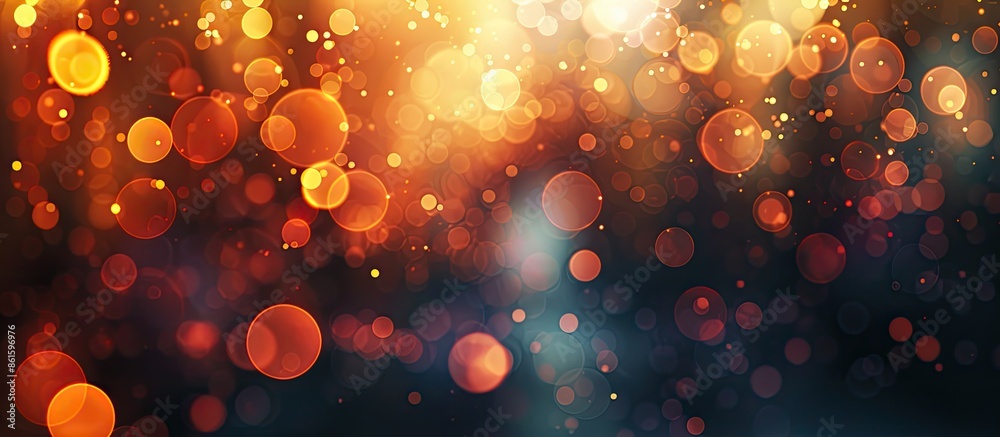 Leinwandbilder Create a background with blurred elements and bokeh effects to achieve a visually appealing copy space image.