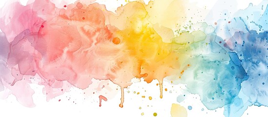 Obraz premium watercolors. colors to paint. with copy space image. Place for adding text or design