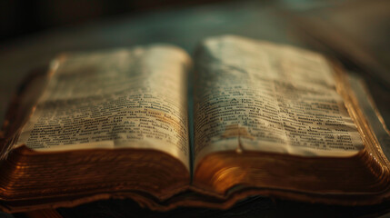 Open Bible in Sunshine