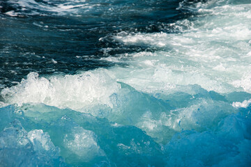 Luminous Tide. Waves Whispering to the Shore