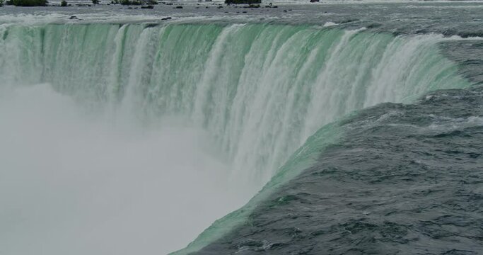 The amazing Niagara Falls is renowned for its beauty and is the collective name for three waterfalls that straddle the international border between Canada and the USA. 