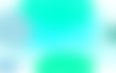 Top view, Horizontal white blue abstract blurred watercolor paint background texture for graphic design or illustration. 3d room, turquoise floor, business, technology