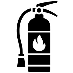 Fire extinguisher silhouette