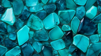 Fototapeta premium Turquoise Gemstone, Abstract Image, Texture, Pattern Background, Wallpaper, Background, Cell Phone Cover and Screen, Smartphone, Computer, Laptop, Format 9:16 and 16:9 - PNG