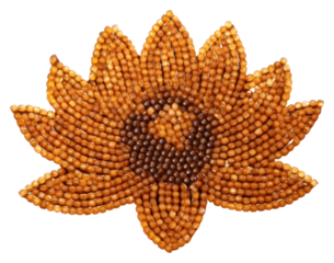 PNG Lotus jewelry brooch bead.
