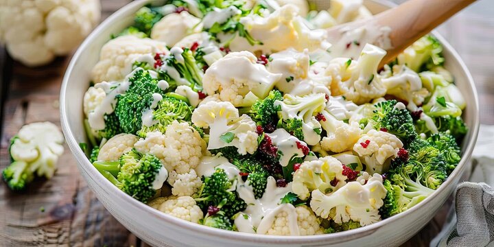 Broccoli Cauliflower Salad Recipe photo 