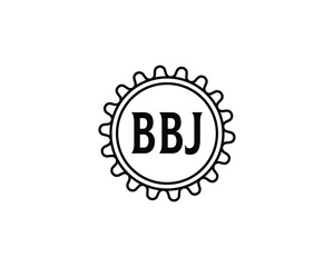 Fototapeta premium BBJ logo design vector template