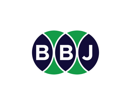 BBJ logo design vector template