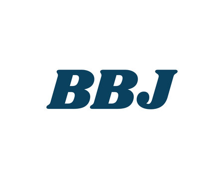 BBJ logo design vector template