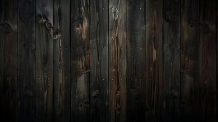 Obraz premium A beautifully designed dark wood background, perfect for enhancing visual projects with a touch of elegance and natural texture