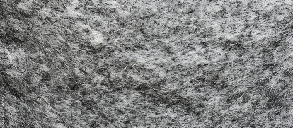 Poster soft grey felt texture material background with a natural rough textile fiber pattern suitable for s