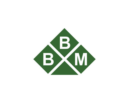 BBM logo design vector template
