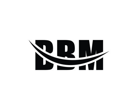 BBM logo design vector template