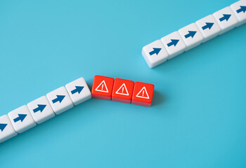 A problem has arisen without a solution to which it is impossible to resume the journey. Serious danger. An open vulnerability in the system.