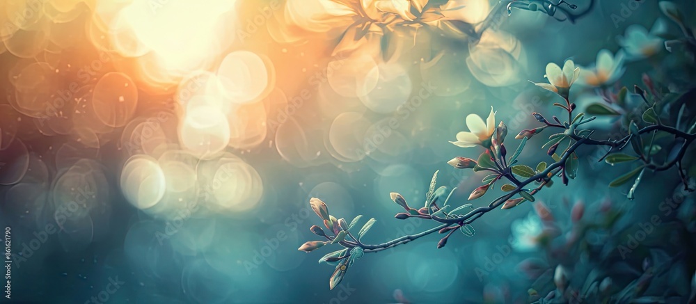Aufkleber nature provides a serene backdrop for abstract designs and artistry with a copy space image offering