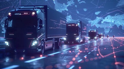 A logistics provider leverages 5G technology to track the location and movement of their entire fleet in realtime ensuring timely and accurate delivery.